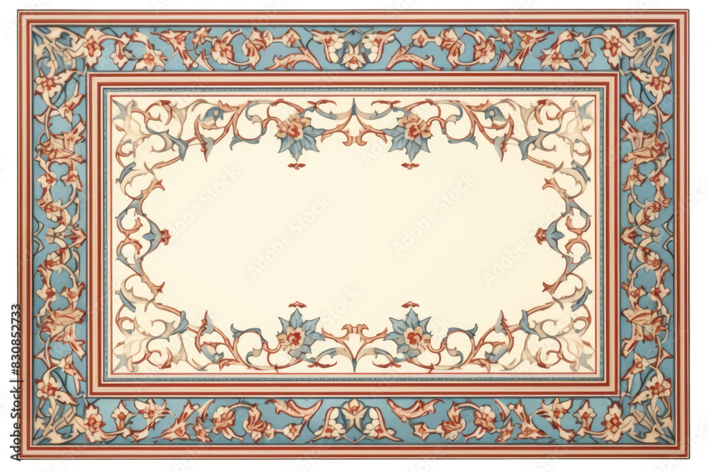 Obraz premium PNG Islamic ornament frame backgrounds pattern architecture. AI generated Image by rawpixel.