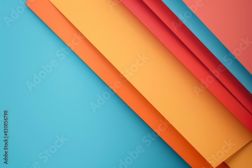 Colorful abstract objects on a colorful background