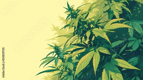 Illustrating the abstract concept of medical marijuana encompasses medical cannabis cannabinoid medications for treating various diseases and conditions alleviating cancer related pain expl