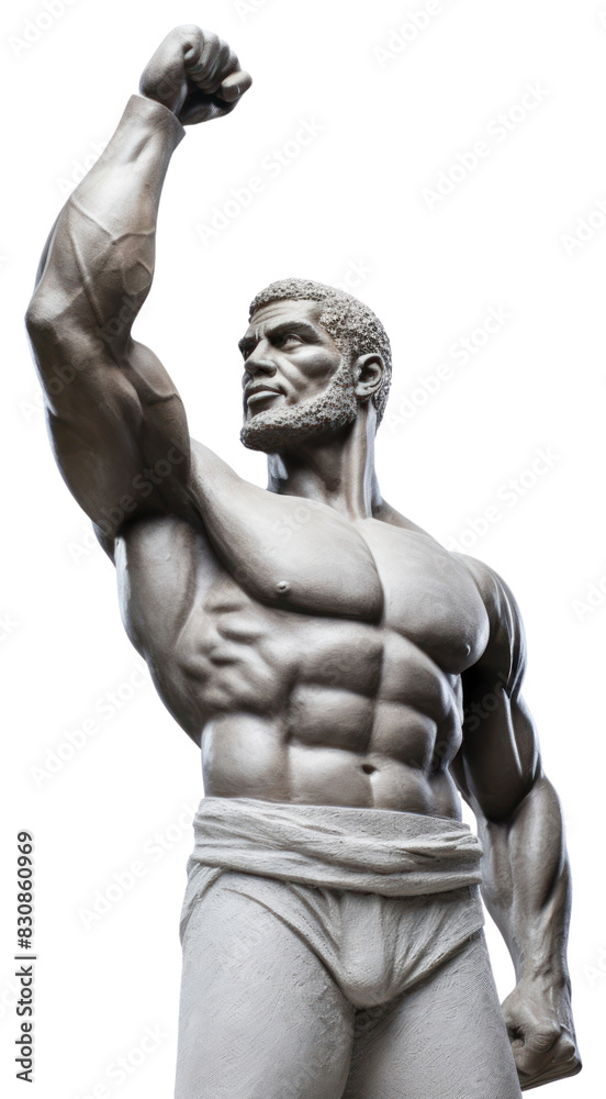 PNG Greek sculpture raising fist statue adult male. PNG Greek sculpture raising fist statue adult male.