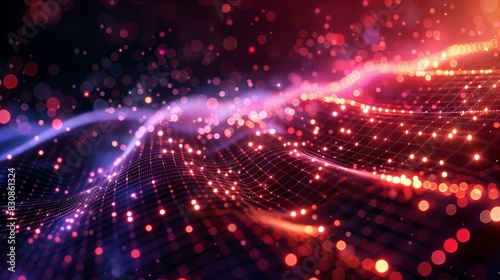 Abstract Digital Wave