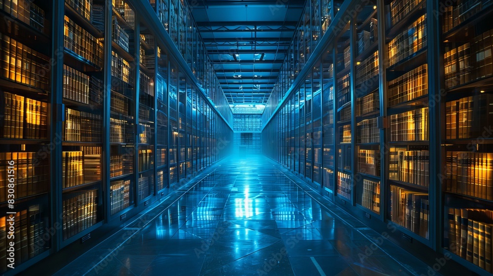 Obraz premium Library of Knowledge