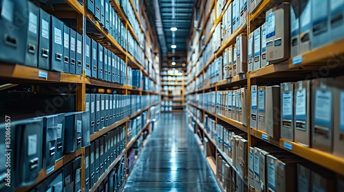 Warehouse Archive Aisle