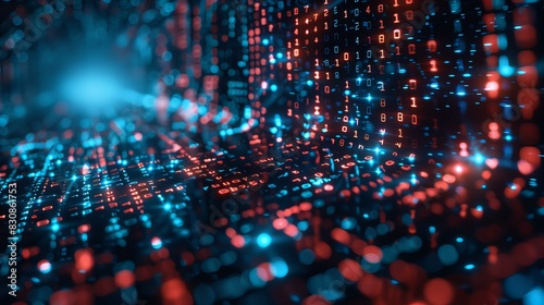 Wallpaper Mural Digital Data Stream Torontodigital.ca