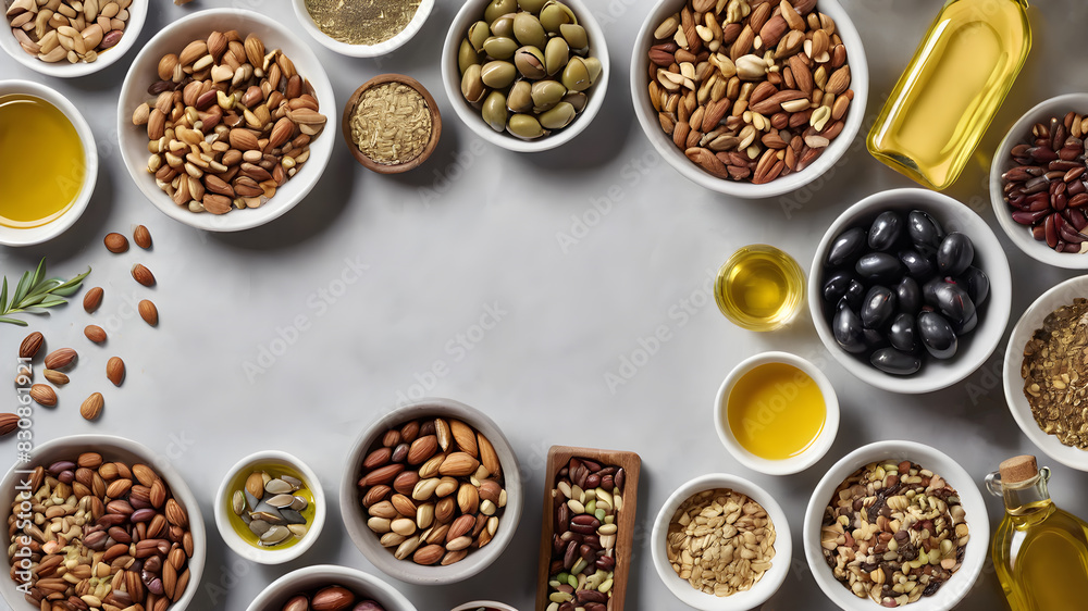Food background healthy food concept or ingredients for cooking , AI generated image, ai. Food background healthy food concept or ingredients for cooking , AI generated image, ai.