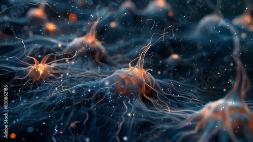 Neurons in Action in a Digital Landscape