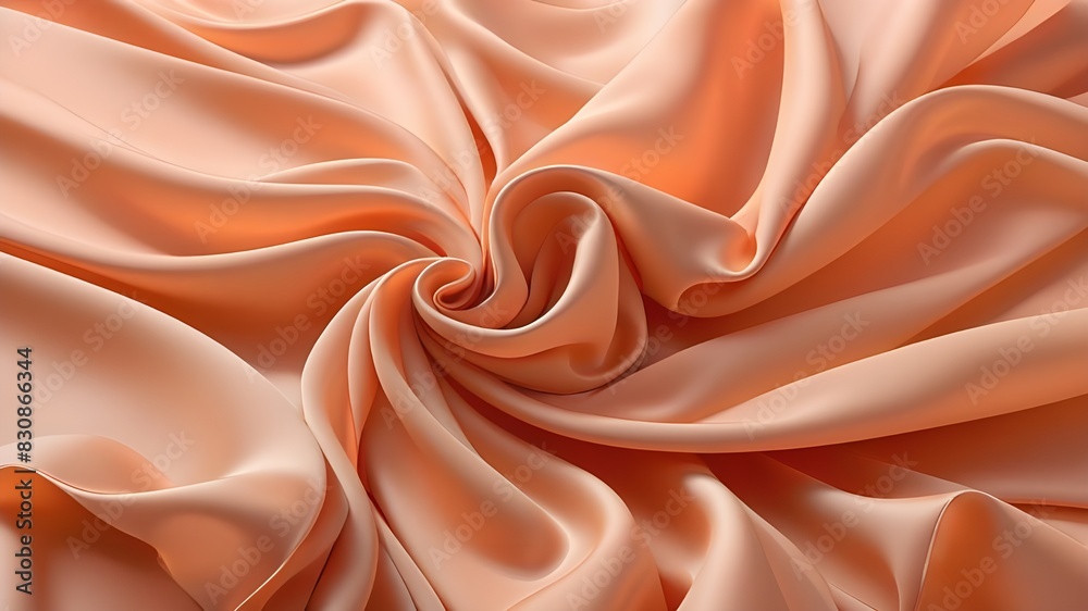 Fototapeta premium Fashion smooth elegant flying cloth. Abstract 3D art background.