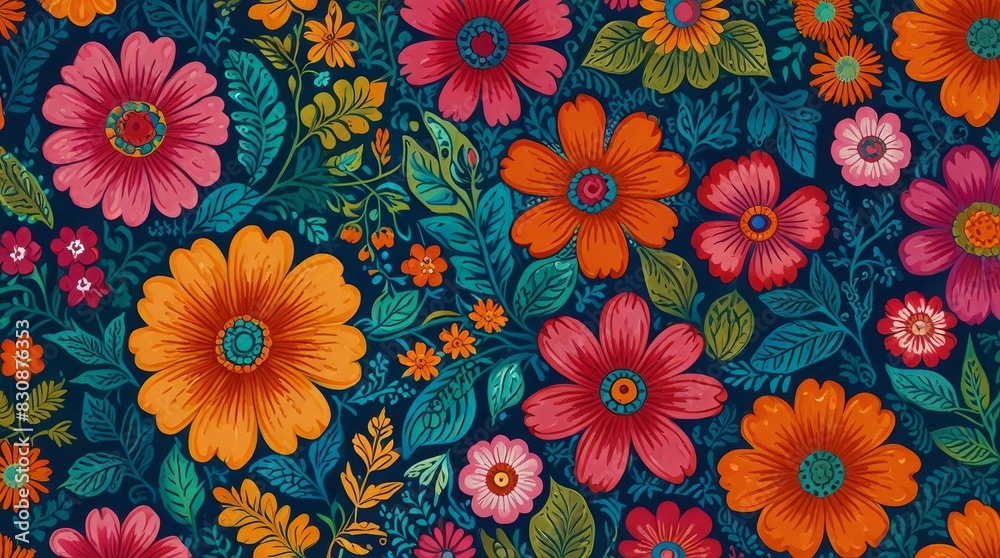 seamless pattern with floral background seamless pattern with floral background