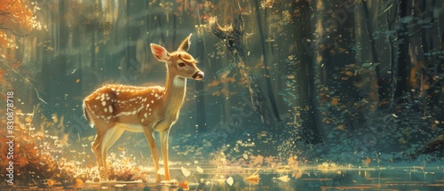 Let your imagination roam freely, like a deer through the untouched woods of creativity.