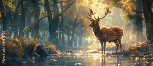 Let your imagination roam freely, like a deer through the untouched woods of creativity.