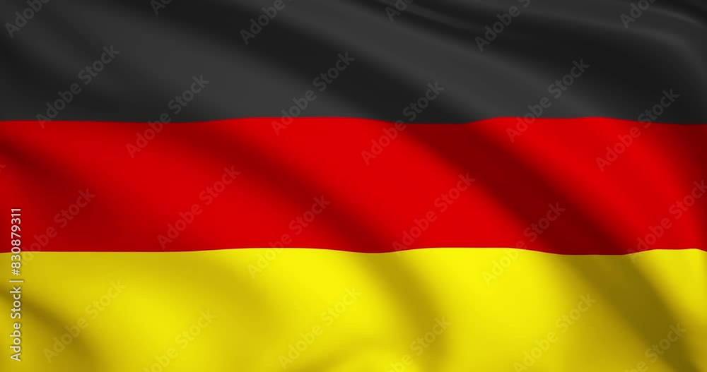flag of Germany. German flag background. 4k 60FPS flag of Germany. German flag background. 4k 60FPS