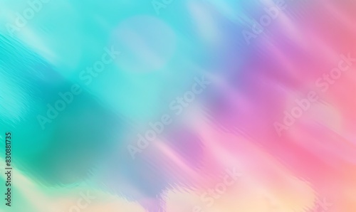 Abstract pastel holographic blurred grainy gradient background texture. Colorful digital grain soft noise effect pattern. Lo-fi multicolor vintage retro design 