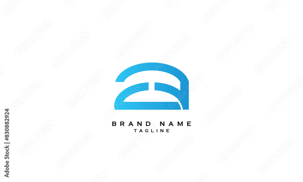 ACF, AFC, CAF, CFA, FCA, FAC, AF, FA, Abstract initial monogram letter alphabet logo design