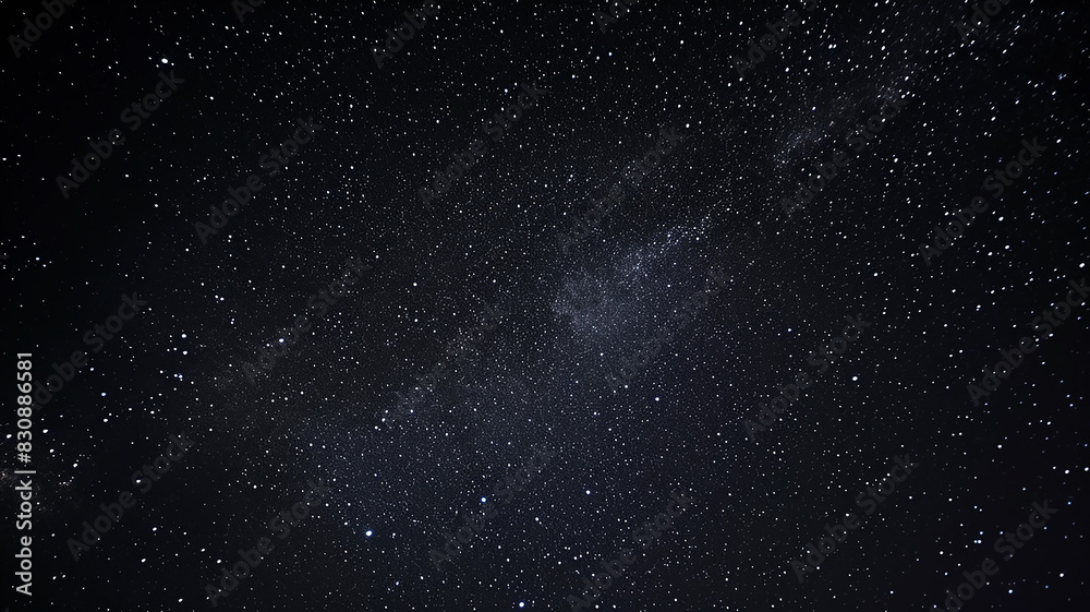 Panoramic view of the night starry sky Panoramic view of the night starry sky