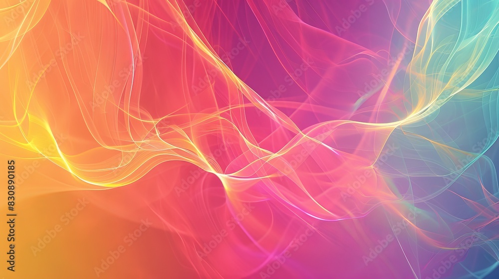 An abstract background blending rainbow colors An abstract background blending rainbow colors