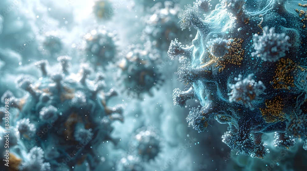 Intricate Microscopic World Exploring the Complex Structures and Patterns of Viruses and Molecules Intricate Microscopic World Exploring the Complex Structures and Patterns of Viruses and Molecules