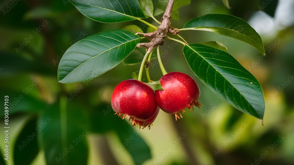 Acerola fruits.