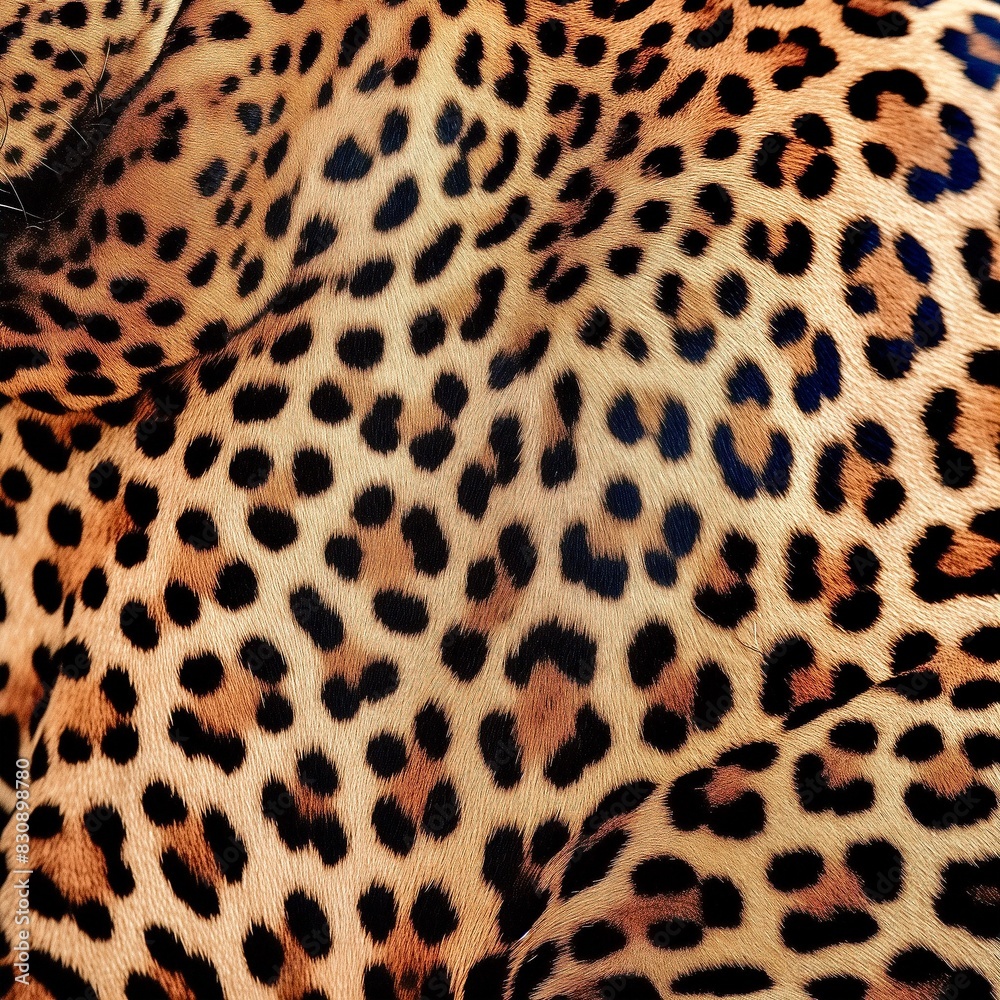 Fototapeta premium leopard skin texture close up