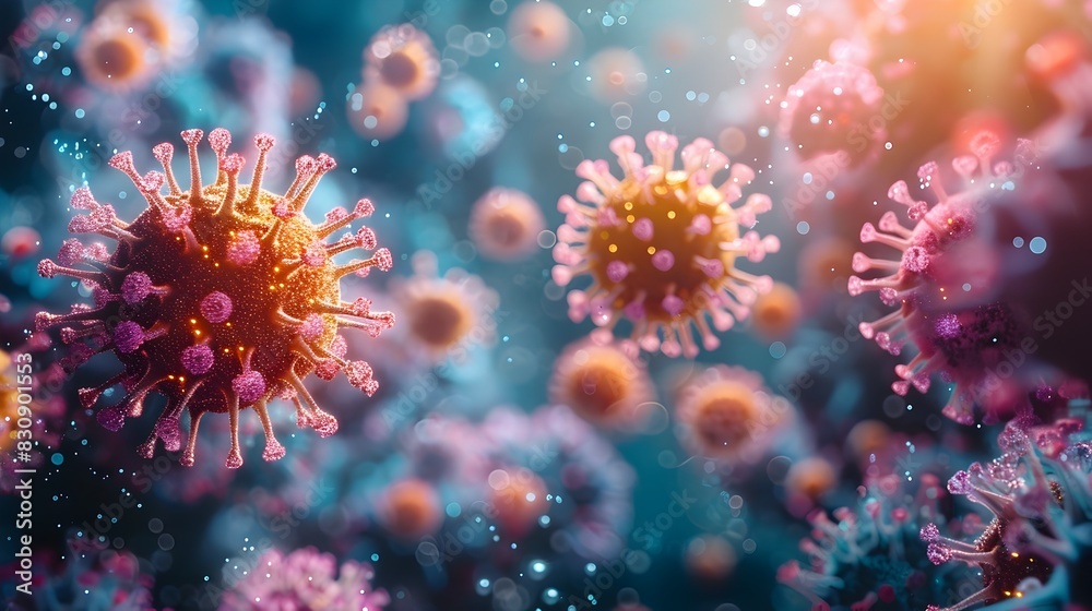 Microscopic Visualization of Threatening Coronavirus Outbreak and Pandemic Research for Global Health Microscopic Visualization of Threatening Coronavirus Outbreak and Pandemic Research for Global Health