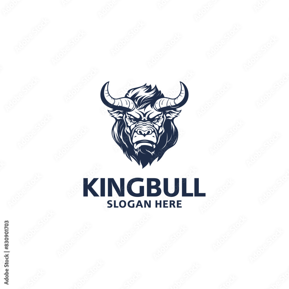 Head bull logo vector illustration Head bull logo vector illustration
