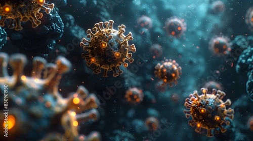 Ominous Microscopic Viral Outbreak Threatening Human Health