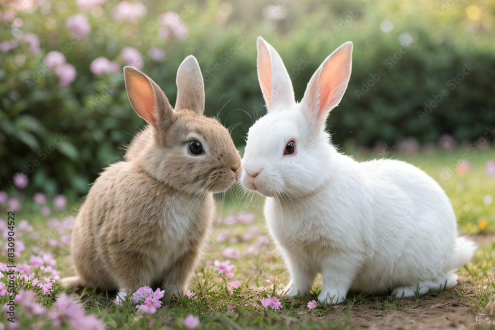 rabbit in the garden