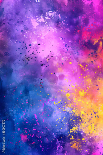 Multicolored watercolor background photo