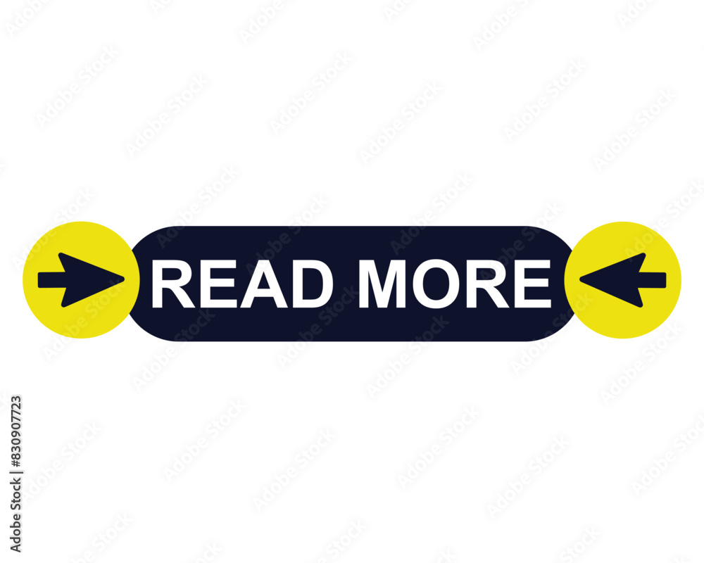 read more button isolated on a white background