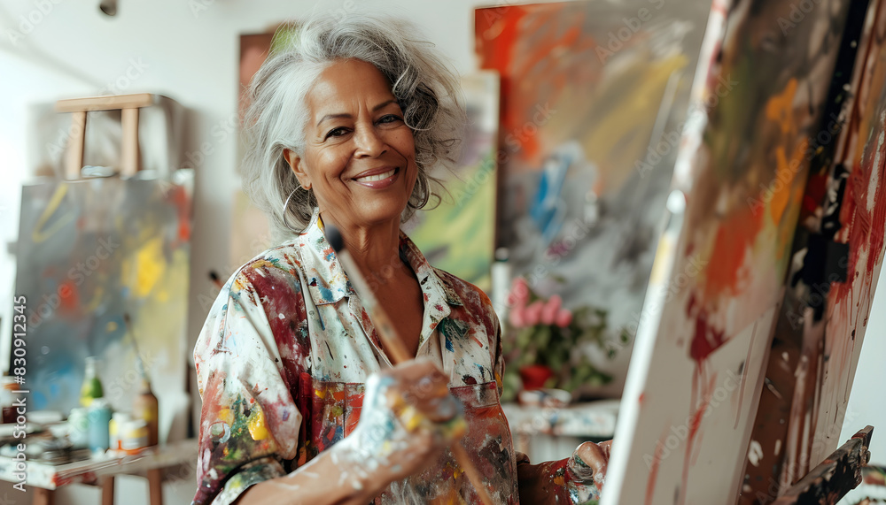Inspiring Creativity: Talented Woman Artist Brings Oil Paintings to Life. Experience the Magic of Her Art Studio Masterpieces. Inspiring Creativity: Talented Woman Artist Brings Oil Paintings to Life. Experience the Magic of Her Art Studio Masterpieces.