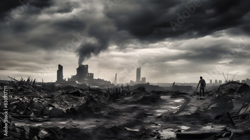 Post-Apocalyptic Wasteland: A Vision of Desolation