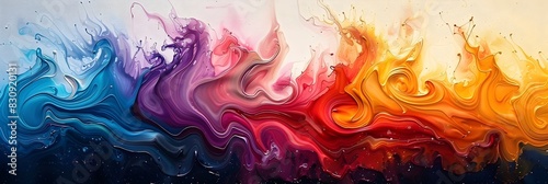Colorful Fluid Dynamics and Energetic Explosion of Vivid Digital
