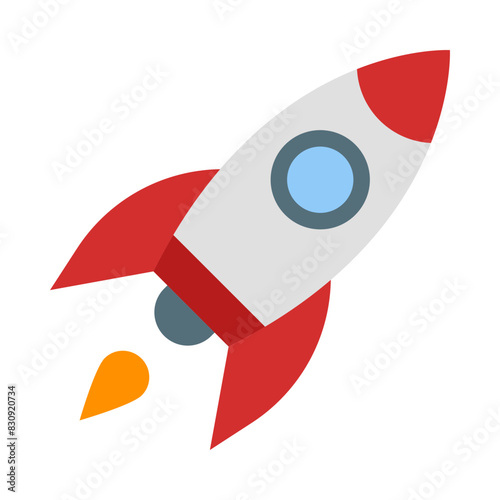 Free Download Spaceship Flat Icon Design - GFXLoad