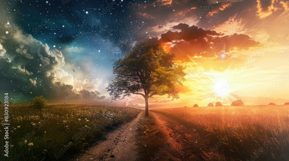 transition from day to night transition from day to night
