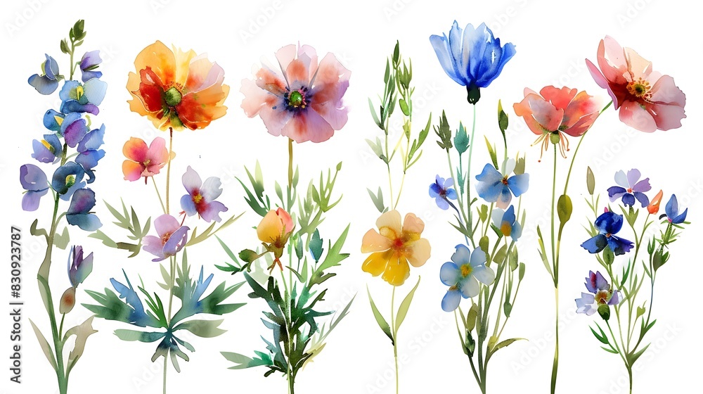 Vibrant and Diverse Floral Arrangement with Blooming Flowers in Various Colors and Shapes Amidst Verdant Foliage Capturing the Beauty and Essence of Vibrant and Diverse Floral Arrangement with Blooming Flowers in Various Colors and Shapes Amidst Verdant Foliage Capturing the Beauty and Essence of