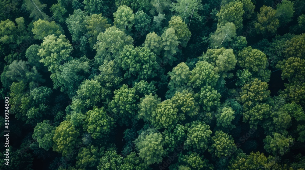 From high above the sanctuary reveals its hidden grandeur nestled within an ancient forest Dreamlike nature inspired by Wistmans Wood captured with a Leica M camera like a bird, generated with AI