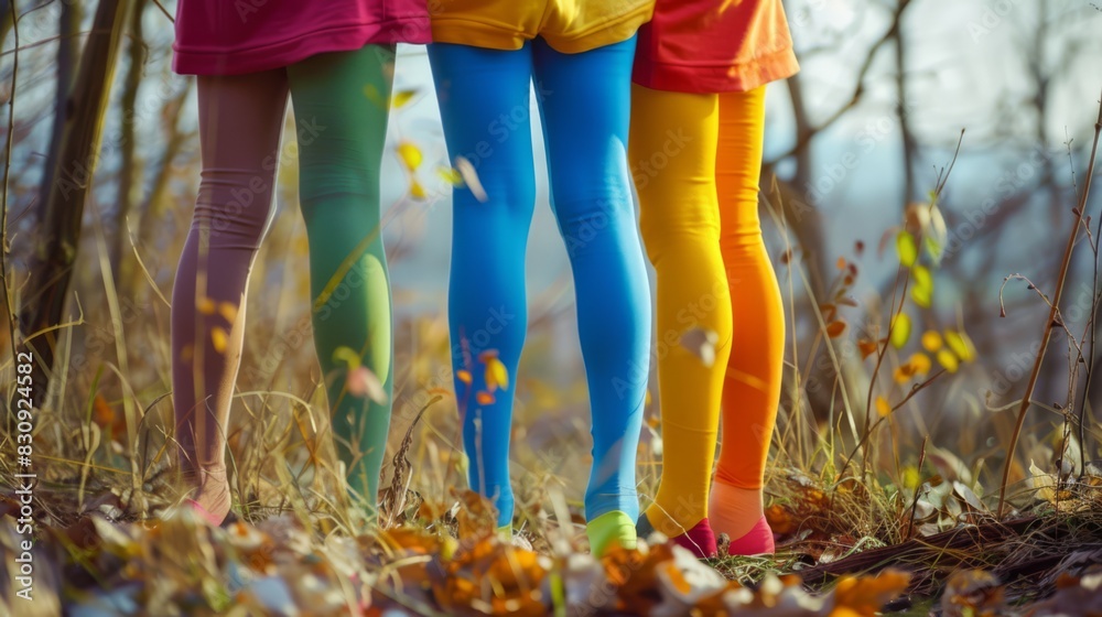 Girls in colored tights, generated with AI Girls in colored tights, generated with AI