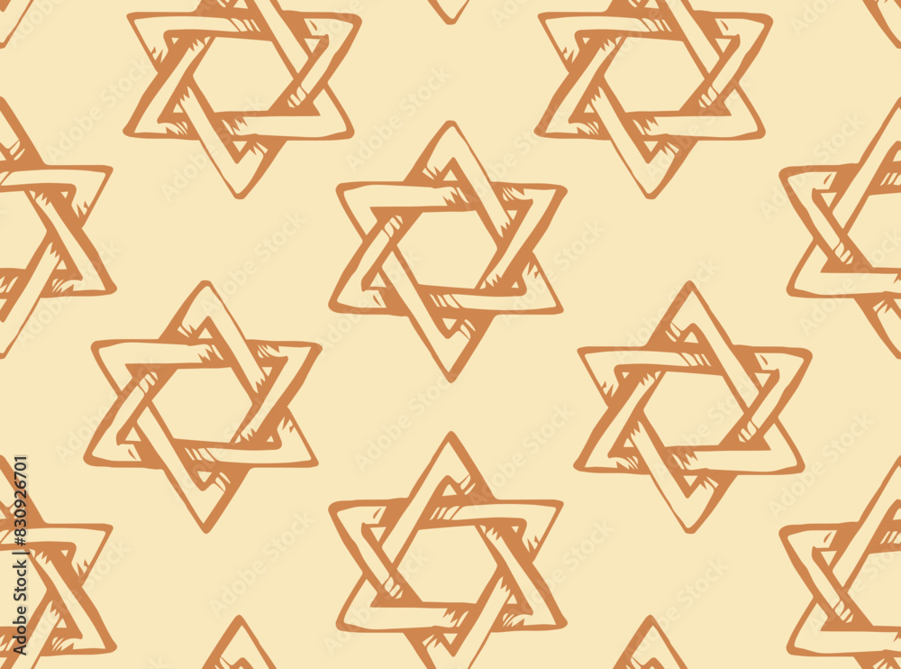 Jewish holiday symbol. Vector drawing Jewish holiday symbol. Vector drawing