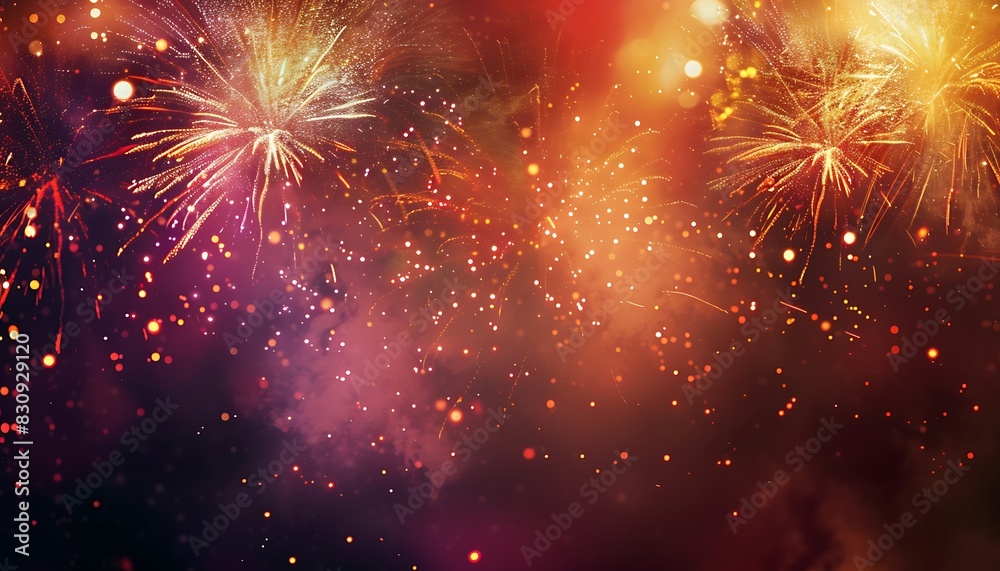 Fototapeta premium fireworks in the night sky