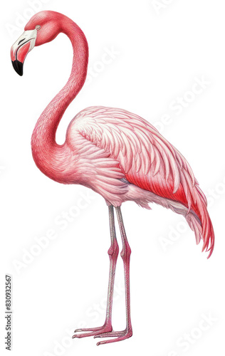 PNG  Flamingo bird drawing animal red.  © Rawpixel.com