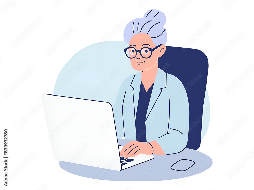 business woman working on laptop business woman working on laptop