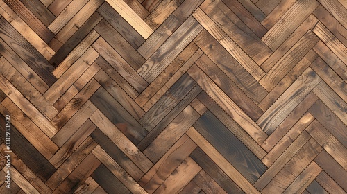 Herringbone parquet texture background. Wooden floor patterned surface.