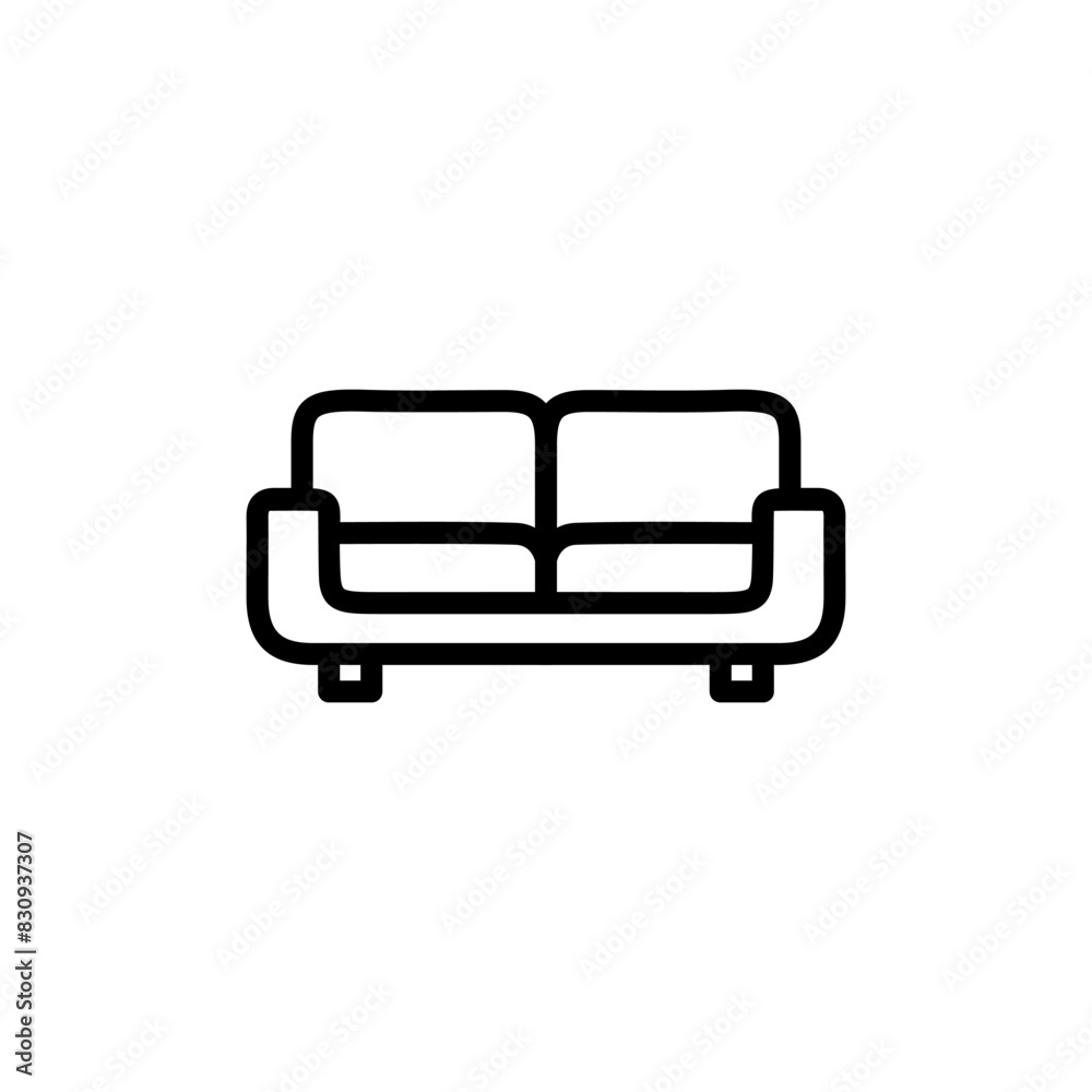 Sofa icon vector design symbol illustration Sofa icon vector design symbol illustration