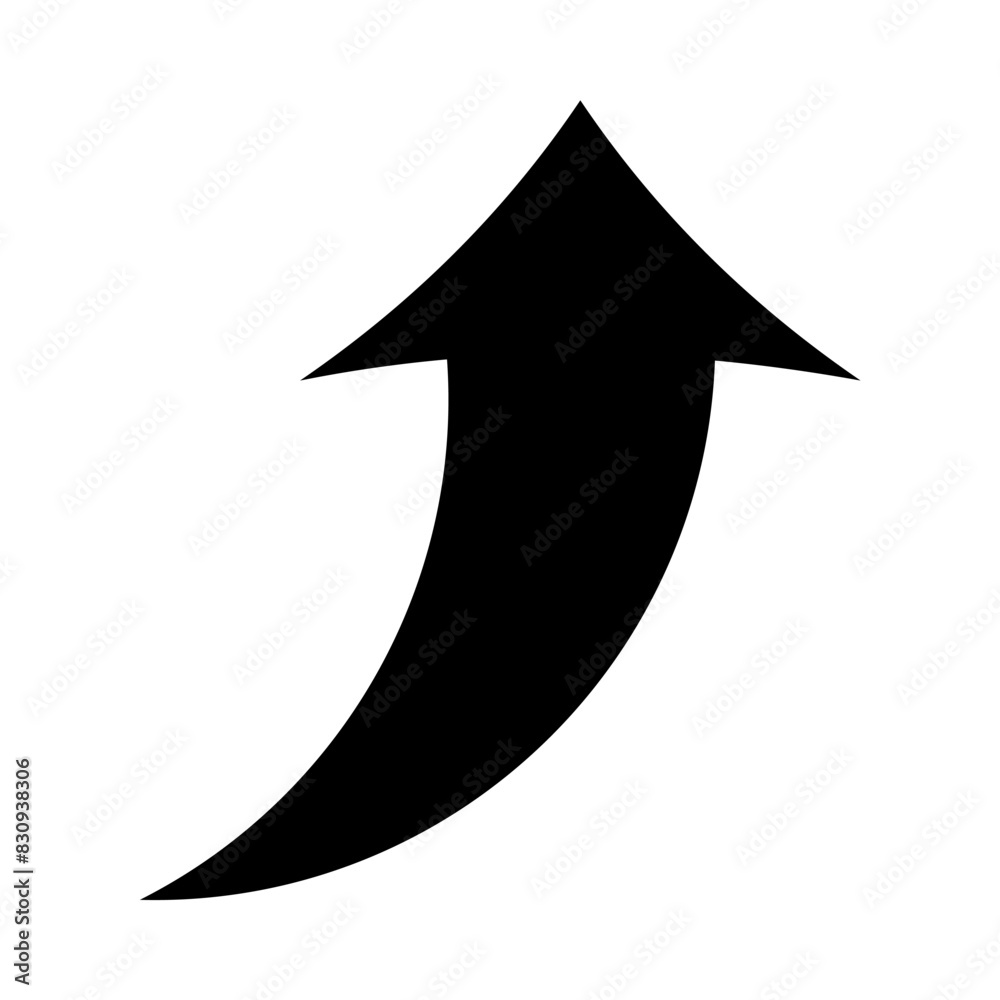 up arrow icon, silhouette vector isolated on white background. simple and modern design up arrow icon, silhouette vector isolated on white background. simple and modern design
