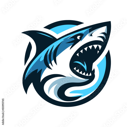 Vector shark head
