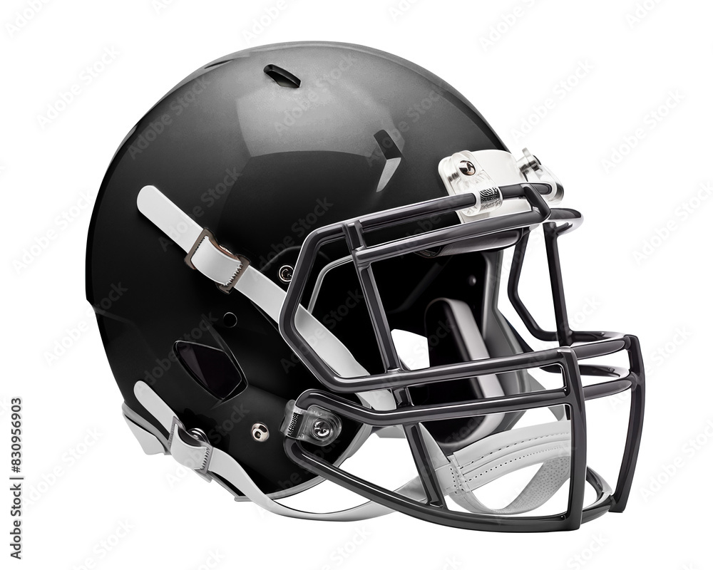 Fototapeta premium American football helmet png, transparent background