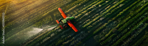 Chemical Spraying A Closer Look at Crop Dusting Practices ove a field agricultural  background photo