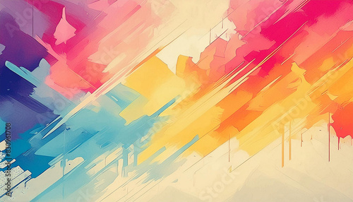 rainbow gradient watercolor background