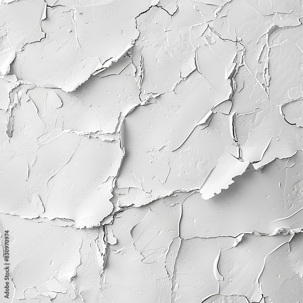 White Cracked Paper Texture Background. White Cracked Paper Texture Background.