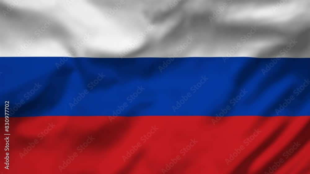 Russia Flag waving in the wind, National Flag background video, High Speed Full HD 4K Russia Flag waving in the wind, National Flag background video, High Speed Full HD 4K