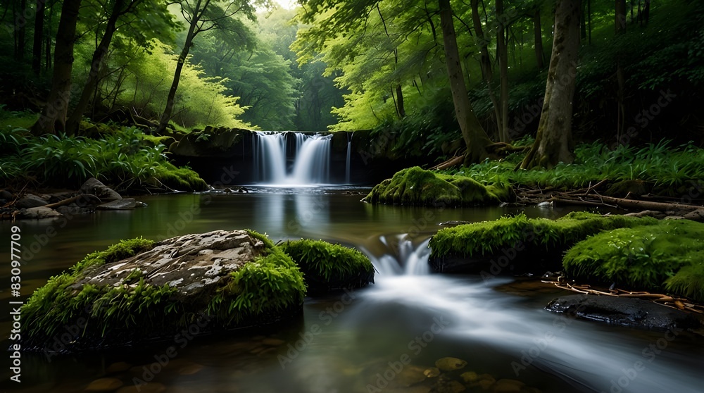 Naklejka premium nature and wallpaper